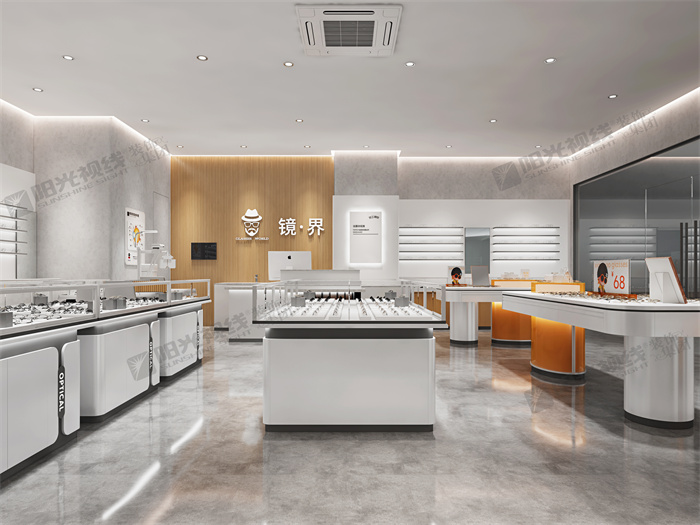 镜界眼镜店装修效果图